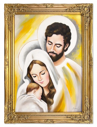 Holy Family Handcrafted Oil Paintings Canvas Oil Painting Picture G105095