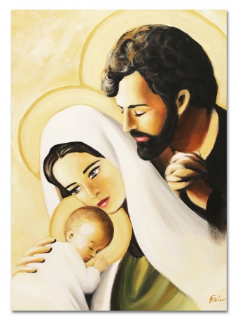 Holy Family Handcrafted Oil Paintings Canvas Oil Painting Picture G112988