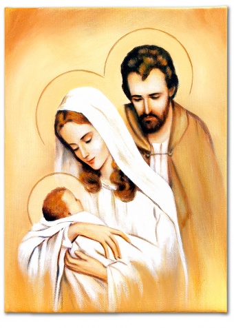 Holy Family Handcrafted Oil Paintings Canvas Oil Painting Image G119554