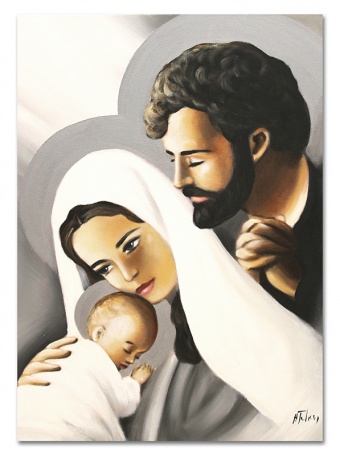 Holy Family Handcrafted Oil Paintings Canvas Oil Painting Picture G112941