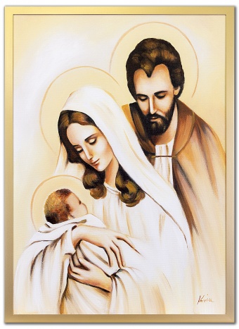 Holy Family Handmade Oil Paintings Canvas Oil Painting Picture G105090