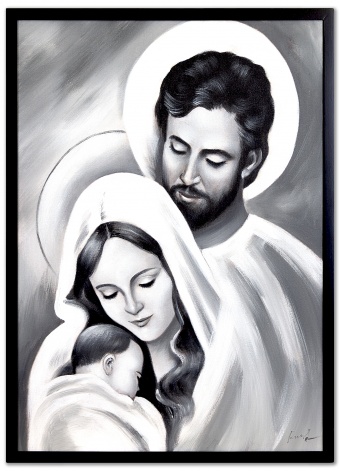 Holy Family Handwork Oil Paintings Canvas Oil Picture Image G105088