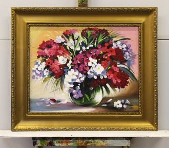 Flower bouquet handmade oil paintings canvas oil painting picture G118372