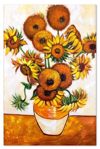 Sunflowers Handicraft Oil Paintings Canvas Oil Painting Picture G119832