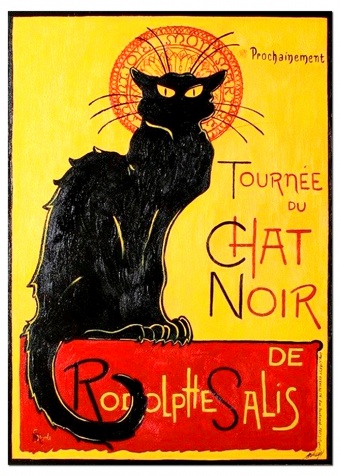 Tour of the Black Cat Handcrafted Oil Paintings Canvas Oil Painting G118884