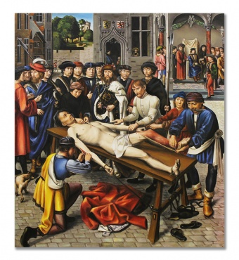 The corpse examination of Christ Handmade oil paintings Canvas G117346