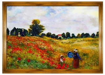 Poppy Field Handmade Oil Paintings Canvas Oil Painting Picture Images G94783