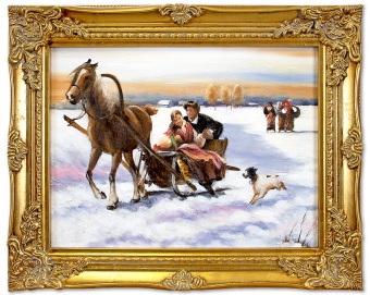 Winter Dream Handwork Oil Paintings Canvas Oil Painting Picture G05453