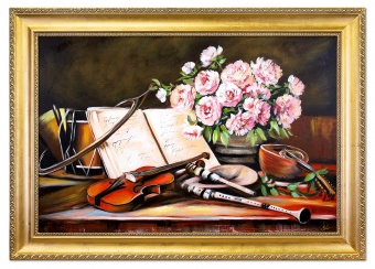 Still life with flowers handmade oil paintings canvas oil painting G01685