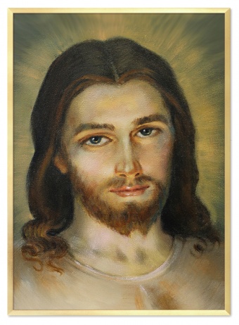 Face of Jesus Handwork Oil paintings Canvas Oil painting Picture G117210