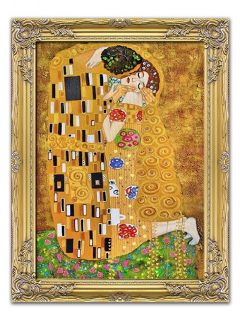 The Kiss Handcrafted Oil Paintings Canvas Oil Painting Picture Pictures G101334