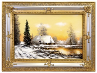 Winter Landscape Handmade Oil Paintings Canvas G119678