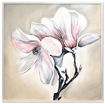 Magnolia flower handmade oil paintings canvas oil painting picture G119315