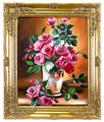 Rose bouquet handmade oil paintings canvas oil painting picture G119743