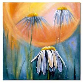 Sunflowers Handmade Oil Paintings Canvas Oil Painting Picture G00025