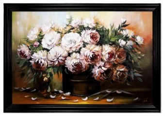 "Floral Splendor" Handwork Oil Paintings Canvas Oil Painting Picture G120242