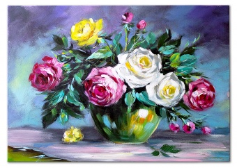 Bouquet Handwork Oil Paintings Canvas Oil Painting Picture G119551