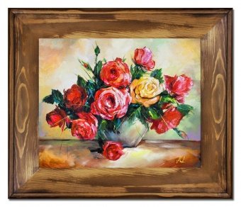 Flower bouquet handmade oil paintings canvas oil painting picture G16088