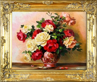 Bouquet Handmade Oil Paintings Paintings Canvas Oil Painting Picture G03685