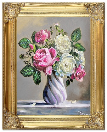 "Flower bouquet" handmade oil paintings canvas oil painting image G05261