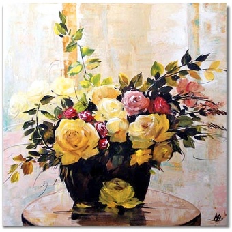 Bouquet Handmade Oil Paintings Canvas Oil Painting Picture G00023