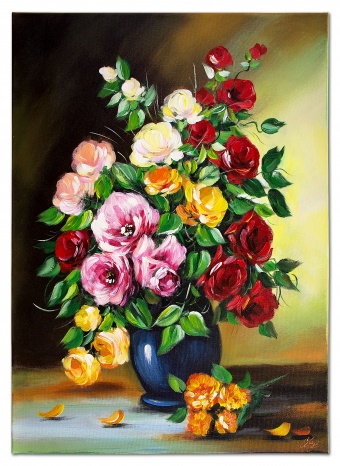 Bouquet Handmade Oil Paintings Paintings Canvas Oil Painting Picture G119245