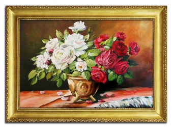 Bouquet Handmade Oil Paintings Canvas Oil Painting Picture G02233