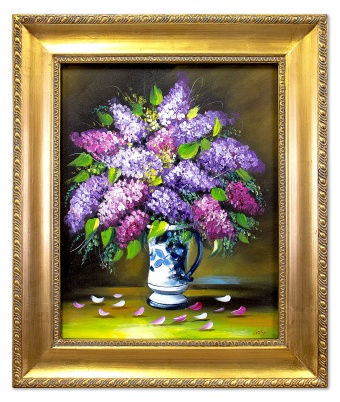 Bouquet Handmade Oil Paintings Paintings Canvas Oil Painting Image G119969