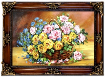 Bouquet Handicraft Oil Paintings Paintings Canvas Oil Painting Picture G93906