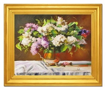 Bouquet Handmade Oil Paintings Canvas Oil Painting Picture G05273