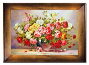 Flower bouquet handmade oil paintings canvas oil painting picture G15908