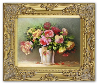 Bouquet Handmade Oil Paintings Canvas Oil Painting Picture G05174