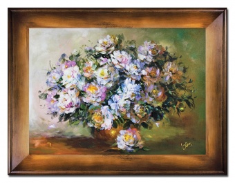 Bouquet Handmade Oil Paintings Paintings Canvas Oil Painting Picture G16090