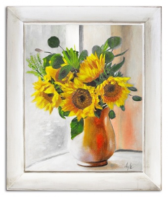 Sunflowers Handcrafted Oil Paintings Canvas Oil Painting Picture G16095