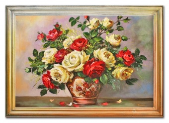 Flower bouquet handmade oil paintings canvas oil painting picture G05320