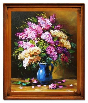 Bouquet Handicraft Oil Paintings Paintings Canvas Oil Painting Picture G06447