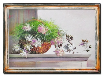 Flower arrangement handmade oil paintings paintings canvas oil painting picture G00931