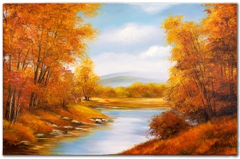 Autumn landscape handmade oil paintings canvas oil painting picture G119205