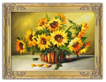 Sunflowers Handmade Oil Paintings Canvas Oil Painting Picture G15452