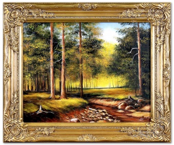 Forest landscape handmade oil paintings canvas oil painting picture G01205