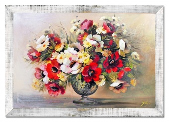 Flower bouquet handmade oil paintings canvas oil painting picture G05314