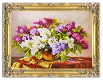 Bouquet Handicraft Oil Paintings Canvas Oil Painting Picture G04382