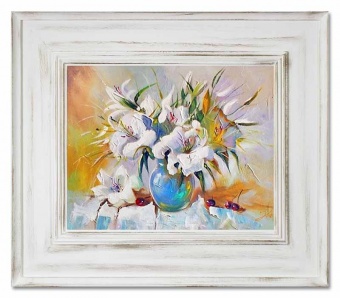 Flower vase handmade oil paintings canvas oil painting picture images G15813