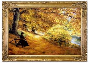 Autumn path handcrafted oil paintings canvas oil picture image pictures G104545