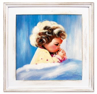 Praying Child Handicraft Oil Paintings Canvas Oil Painting Picture G120401