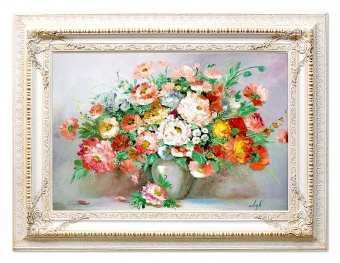 Flower bouquet handmade oil paintings canvas oil painting picture G16991