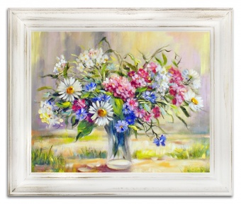 Bouquet Handmade Oil Paintings Canvas Oil Picture Image G15776