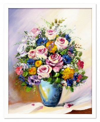 Bouquet Handcrafted Oil Paintings Canvas Oil Painting Picture G119889