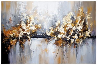 Golden flowers handmade oil paintings canvas oil painting picture G120262