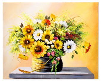 Flower bouquet handmade oil paintings canvas oil painting picture G120050